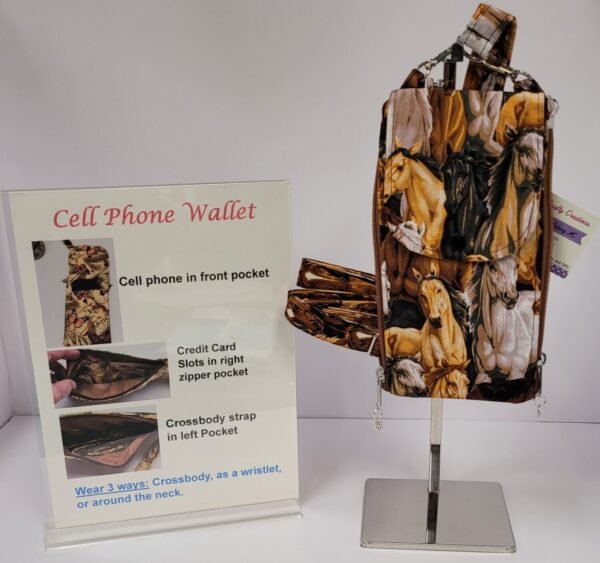 Horse Cell Phone Wallet