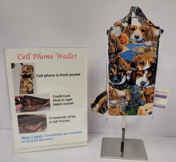 Puppies Cell Phone Wallet