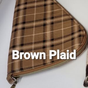 Brown Plaid Gun Case