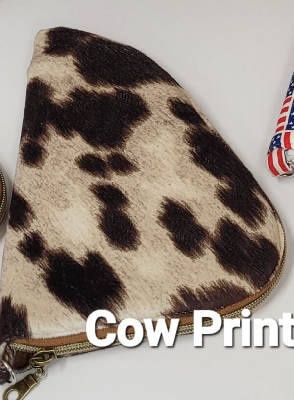 Soft Cow Print Gun Case