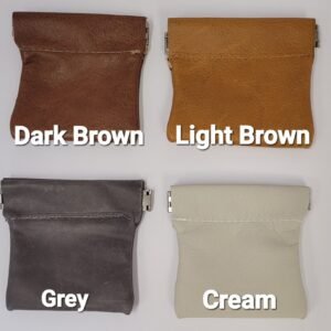 Pop Open Genuine leather Coin Purse