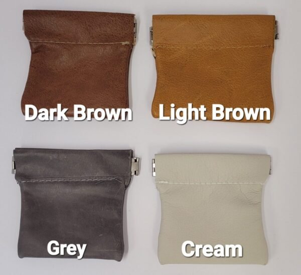 Pop Open Genuine leather Coin Purse